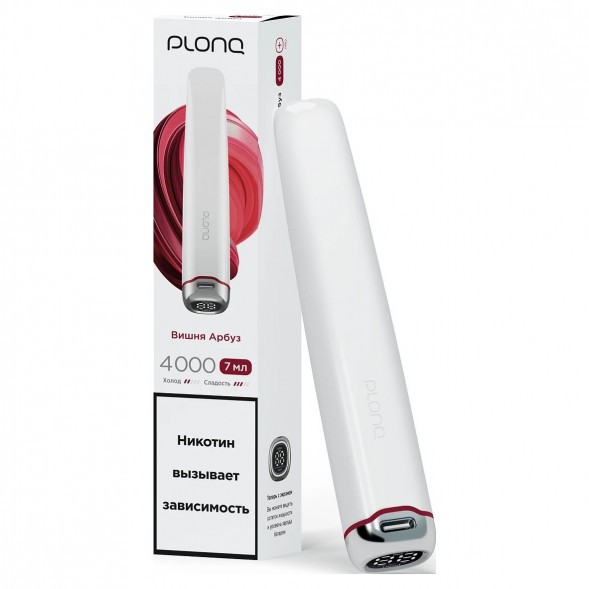 PLONQ PLUS PRO - Вишня Арбуз (4000 затяжек) купить в Томске