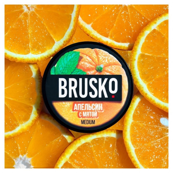 Смесь Brusko Medium - Апельсин с Мятой (50 грамм) купить в Томске