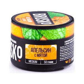 Смесь Brusko Medium - Апельсин с Мятой (50 грамм) купить в Томске