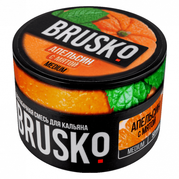 Смесь Brusko Medium - Апельсин с Мятой (50 грамм) купить в Томске