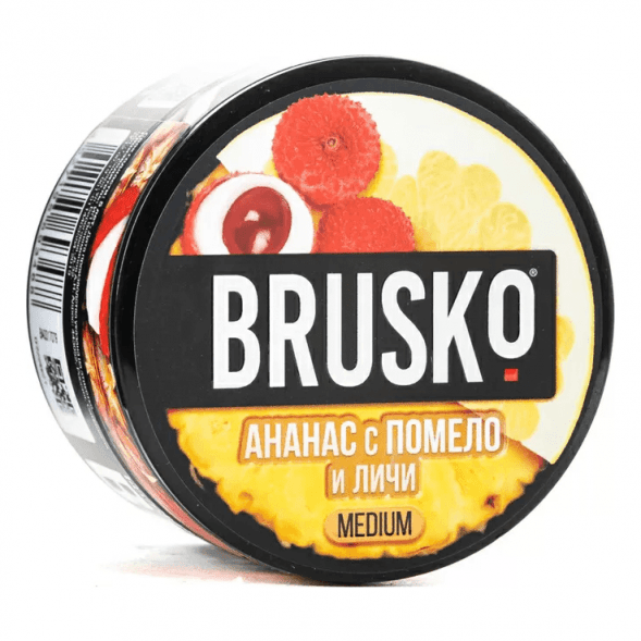 Смесь Brusko Medium - Ананас с Помело и Личи (50 грамм) купить в Томске